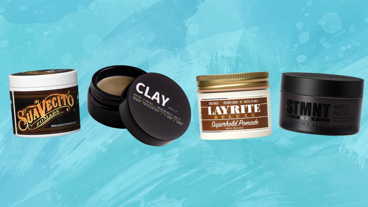 A Side-by-Side Comparison of Hair Pomade, Clay, and Paste – Honor