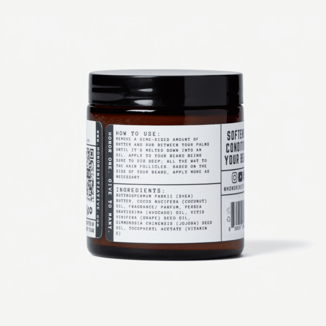 Oak & Musk Scented Best Beard Butter | 5% to Men’s Mental Health